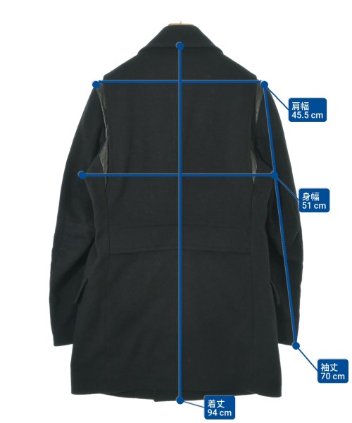 VERSACE（ヴェルサーチ）コート 黒 サイズ:50(XL位) メンズ/2200671902049