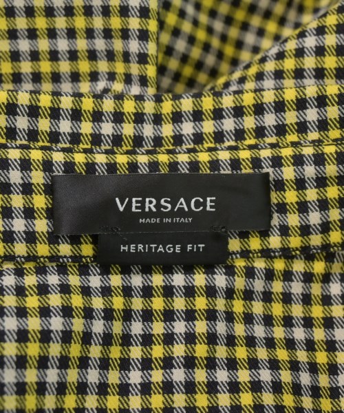 VERSACE（ヴェルサーチ）カジュアルシャツ 黄 サイズ:48(L位) メンズ/2200732300029
