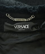 VERSACE（ヴェルサーチ）ノーカラージャケット 黒 サイズ:38(S位) レディース/2200729418126