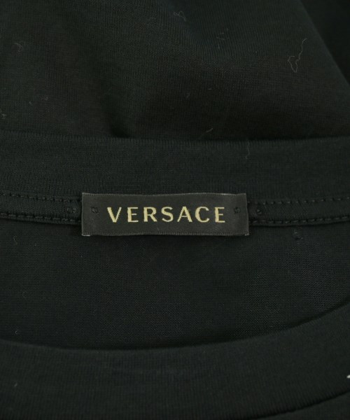 VERSACE（ヴェルサーチ）Tシャツ・カットソー 黒 サイズ:38(S位) レディース/2200722080160