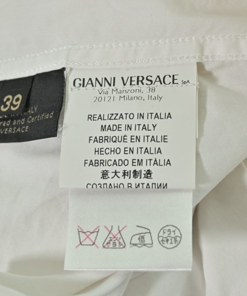 VERSACE（ヴェルサーチ）カジュアルシャツ 白 サイズ:39(M位) メンズ/2200722693025