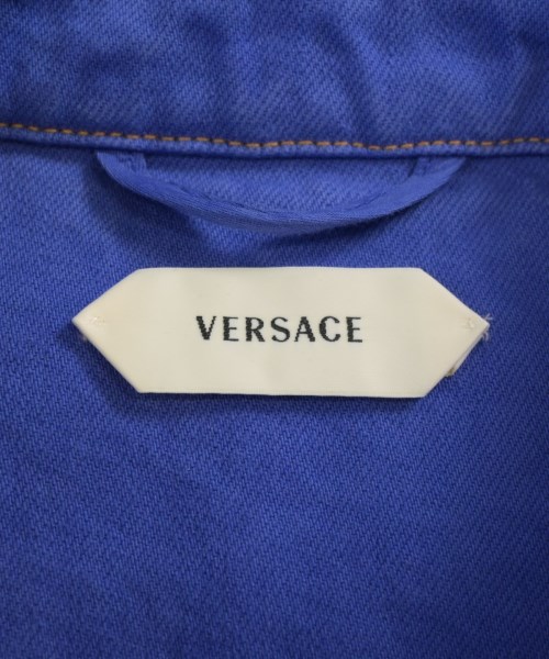 VERSACE（ヴェルサーチ）デニムジャケット 青 サイズ:40(M位) レディース/2200724129089