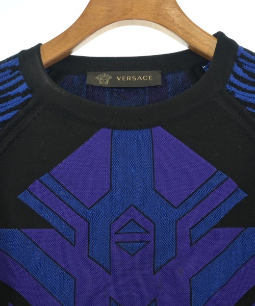 VERSACE（ヴェルサーチ）ニット・セーター 青 サイズ:42(M位) レディース/2200722824139