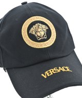 VERSACE（ヴェルサーチ）キャップ 黒 サイズ:59cm メンズ/2200728837041