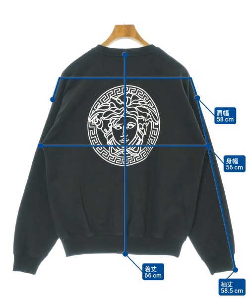 VERSACE（ヴェルサーチ）スウェット 黒 サイズ:48(L位) メンズ/2200685363041