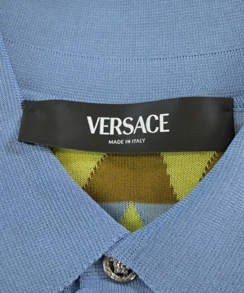 VERSACE（ヴェルサーチ）ニット・セーター 青 サイズ:-(XS位) メンズ/2200690717020