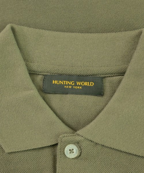 HUNTING WORLD（ハンティングワールド）ポロシャツ カーキ サイズ:M メンズ/2200715408056