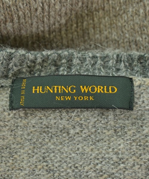 HUNTING WORLD（ハンティングワールド）ニット・セーター 茶 サイズ:46(M位) メンズ/2200665417177