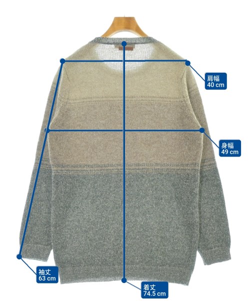 HUNTING WORLD（ハンティングワールド）ニット・セーター 茶 サイズ:46(M位) メンズ/2200665417177