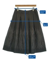 HIROKO KOSHINO（ヒロコ　コシノ）ロング・マキシ丈スカート 茶 サイズ:42(M位) レディース/2200621094152