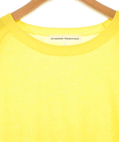 HIROKO KOSHINO（ヒロコ　コシノ）ニット・セーター 黄 サイズ:40(M位) レディース/2200623683040