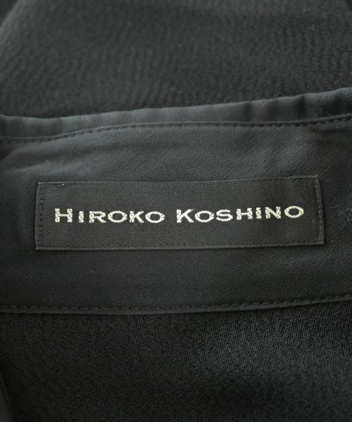 HIROKO KOSHINO（ヒロコ　コシノ）カジュアルシャツ 黒 サイズ:38(S位) レディース/2200623683118