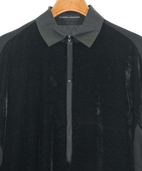 HIROKO KOSHINO（ヒロコ　コシノ）カジュアルシャツ 黒 サイズ:38(S位) レディース/2200623683118