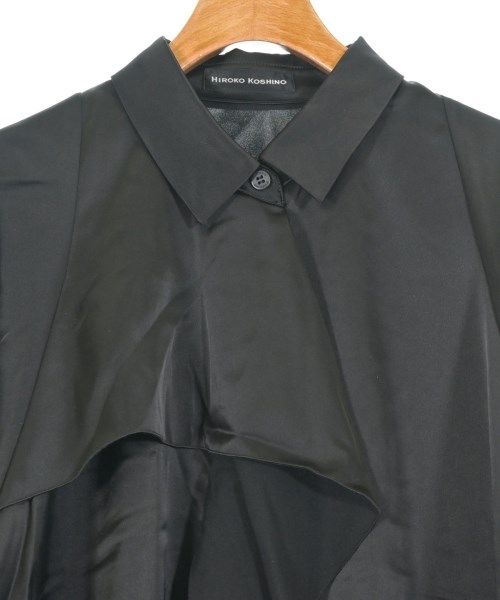 HIROKO KOSHINO（ヒロコ　コシノ）カジュアルシャツ 黒 サイズ:40(M位) レディース/2200623683132