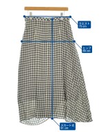 HIROKO KOSHINO（ヒロコ　コシノ）ロング・マキシ丈スカート 白 サイズ:40(L位) レディース/2200623683255