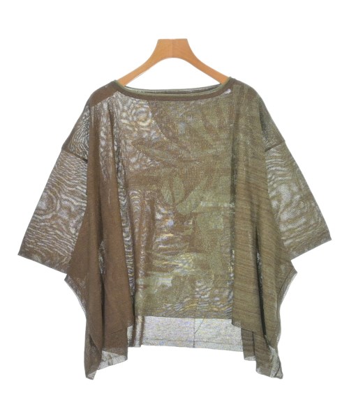 HIROKO KOSHINO(ヒロコ　コシノ)ニット・セーター 茶 サイズ:38(S位)/2200631801047