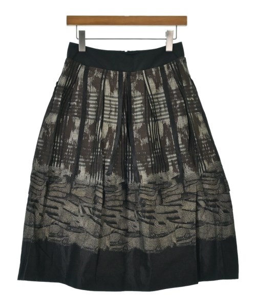 HIROKO KOSHINO(ヒロコ　コシノ)ロング・マキシ丈スカート グレー サイズ:38(S位)/2200640041014