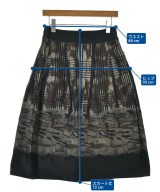 HIROKO KOSHINO（ヒロコ　コシノ）ロング・マキシ丈スカート グレー サイズ:38(S位) レディース/2200640041014