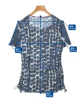 HIROKO KOSHINO（ヒロコ　コシノ）Tシャツ・カットソー 青 サイズ:38(S位) レディース/2200640294106