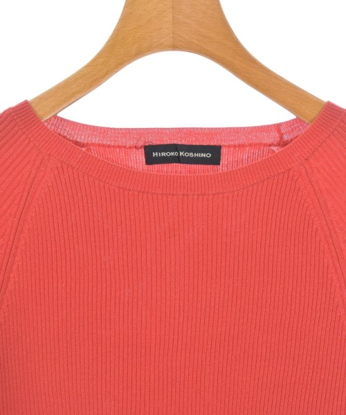 HIROKO KOSHINO（ヒロコ　コシノ）ニット・セーター 赤 サイズ:38(S位) レディース/2200640294113