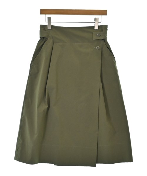 HIROKO KOSHINO(ヒロコ　コシノ)ロング・マキシ丈スカート カーキ サイズ:38(S位)/2200640294175