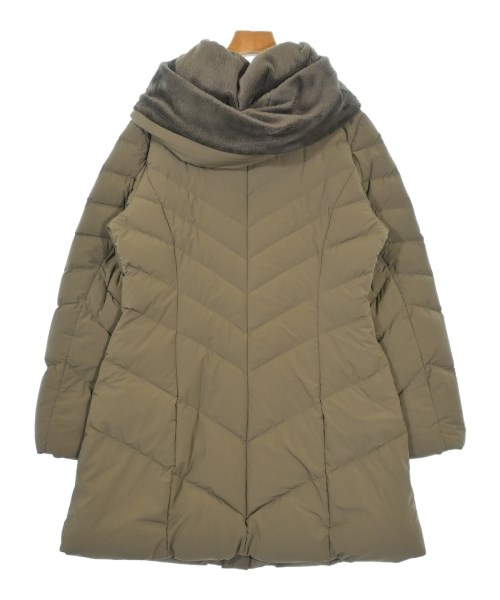 HIROKO KOSHINO（ヒロコ　コシノ）ダウンコート カーキ サイズ:9(M位) レディース/2200620703017