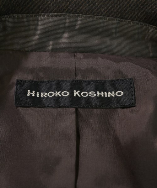 HIROKO KOSHINO（ヒロコ　コシノ）カジュアルジャケット 茶 サイズ:38(S位) レディース/2200628416025