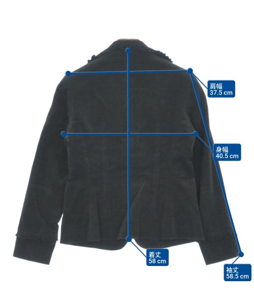 HIROKO KOSHINO（ヒロコ　コシノ）その他 黒 サイズ:38(S位) レディース/2200618029020