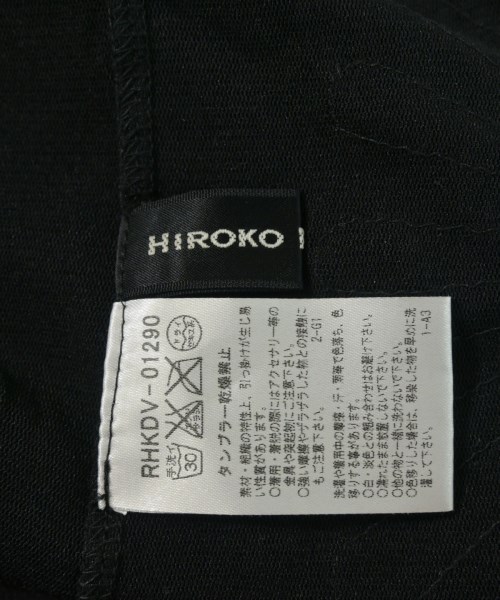 HIROKO KOSHINO（ヒロコ　コシノ）カジュアルシャツ 黒 サイズ:38(S位) レディース/2200609865224