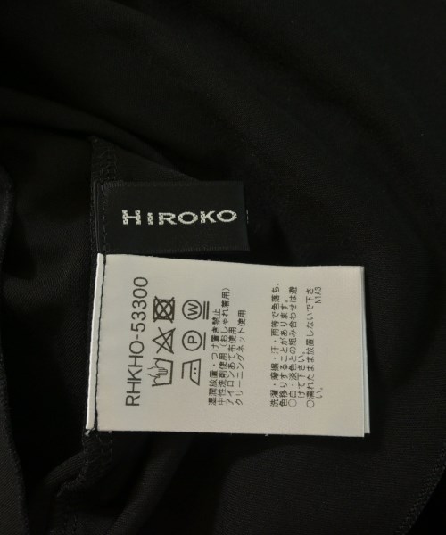 HIROKO KOSHINO（ヒロコ　コシノ）Tシャツ・カットソー 黒 サイズ:40(M位) レディース/2200609865248
