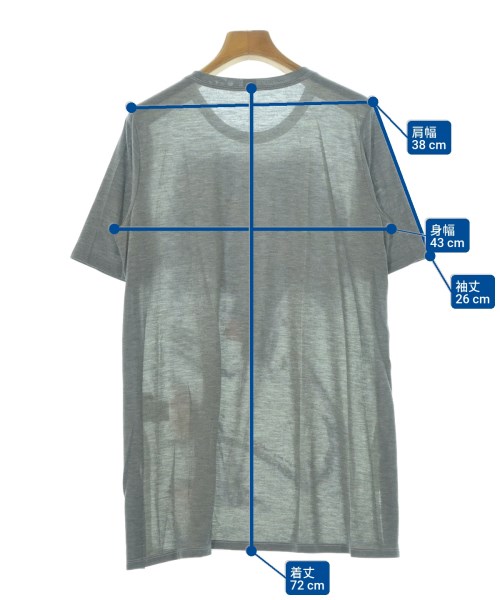 HIROKO KOSHINO（ヒロコ　コシノ）Tシャツ・カットソー グレー サイズ:40(M位) レディース/2200609865262