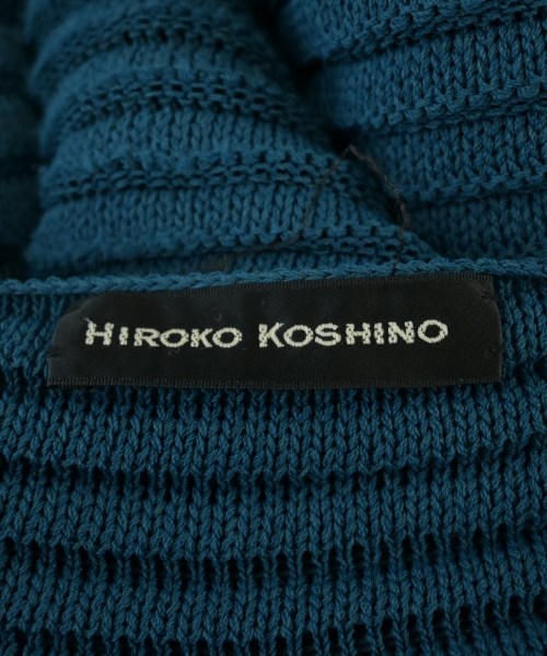 HIROKO KOSHINO（ヒロコ　コシノ）ニット・セーター 青 サイズ:38(S位) レディース/2200609491058