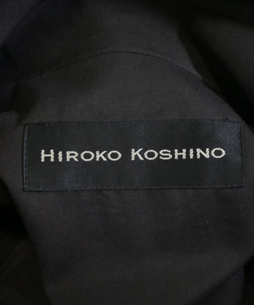 HIROKO KOSHINO（ヒロコ　コシノ）ステンカラーコート 黒 サイズ:38(S位) レディース/2200610262036