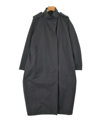 HIROKO KOSHINO（ヒロコ コシノ）ステンカラーコート 黒 サイズ