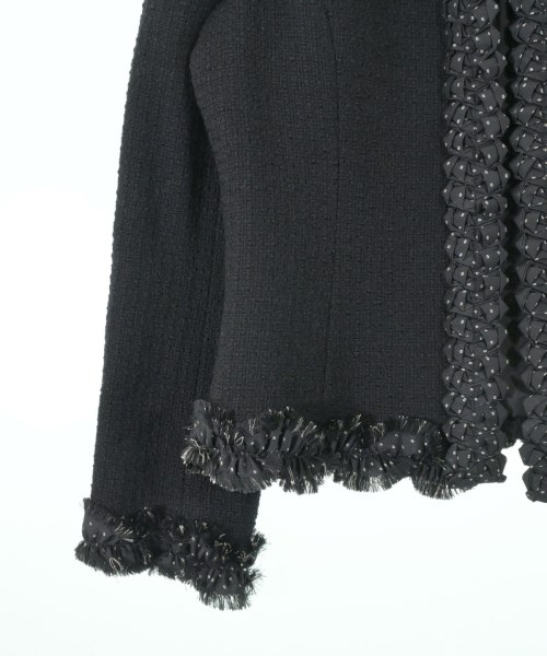 HIROKO KOSHINO（ヒロコ　コシノ）ノーカラージャケット 黒 サイズ:-(M位) レディース/2200612119079