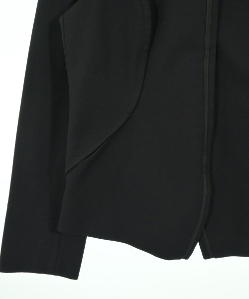 HIROKO KOSHINO（ヒロコ　コシノ）ノーカラージャケット 黒 サイズ:38(S位) レディース/2200612119086