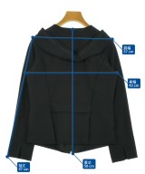HIROKO KOSHINO（ヒロコ　コシノ）ノーカラージャケット 黒 サイズ:38(S位) レディース/2200612119086