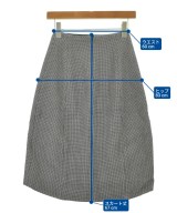 HIROKO KOSHINO（ヒロコ　コシノ）ひざ丈スカート 黒 サイズ:36(XS位) レディース/2200612119154