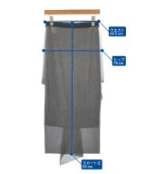 HIROKO KOSHINO（ヒロコ　コシノ）ロング・マキシ丈スカート グレー サイズ:38(S位) レディース/2200612119192