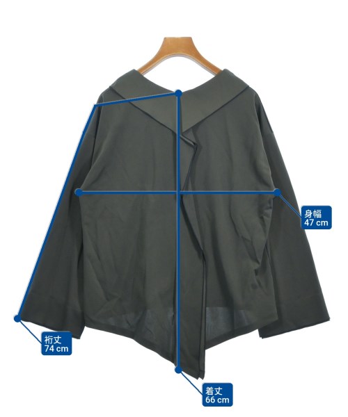 HIROKO KOSHINO（ヒロコ　コシノ）Tシャツ・カットソー カーキ サイズ:38(S位) レディース/2200612119222