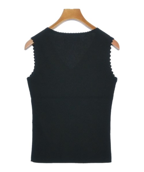 HIROKO KOSHINO（ヒロコ　コシノ）ベスト/ノースリーブ 黒 サイズ:38(S位) レディース/2200612119338