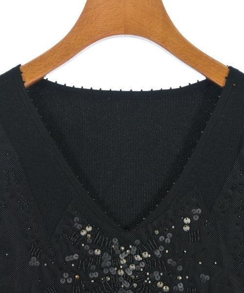 HIROKO KOSHINO（ヒロコ　コシノ）ベスト/ノースリーブ 黒 サイズ:38(S位) レディース/2200612119338