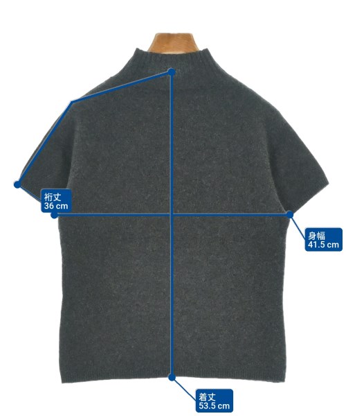 HIROKO KOSHINO（ヒロコ　コシノ）ニット・セーター グレー サイズ:9(M位) レディース/2200612119369