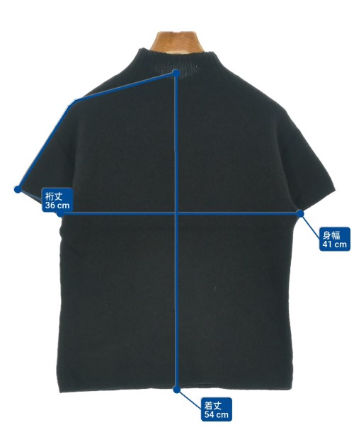 HIROKO KOSHINO（ヒロコ　コシノ）ニット・セーター 黒 サイズ:9(M位) レディース/2200612119376