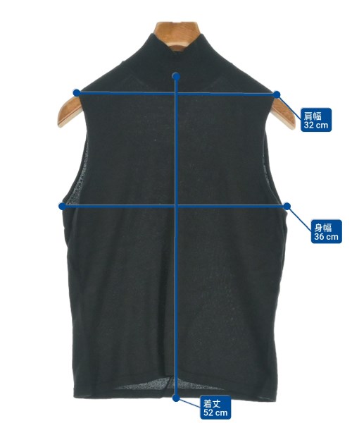 HIROKO KOSHINO（ヒロコ　コシノ）ニット・セーター 黒 サイズ:9(M位) レディース/2200612119406