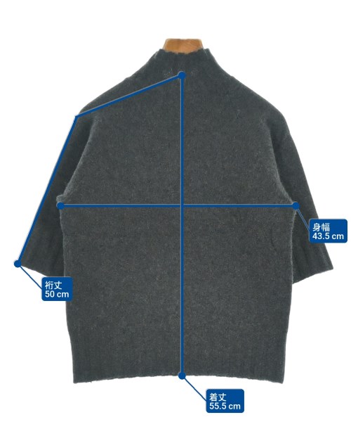 HIROKO KOSHINO（ヒロコ　コシノ）ニット・セーター グレー サイズ:9(M位) レディース/2200612119437