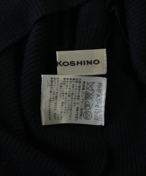 HIROKO KOSHINO（ヒロコ　コシノ）ニット・セーター 黒 サイズ:38(S位) レディース/2200612119475