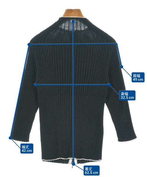 HIROKO KOSHINO（ヒロコ　コシノ）カーディガン 黒 サイズ:9(M位) レディース/2200612119543