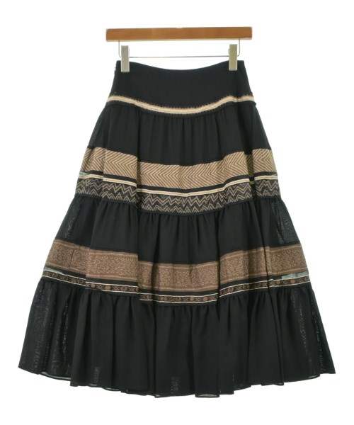 HIROKO KOSHINO（ヒロコ　コシノ）ロング・マキシ丈スカート 黒 サイズ:38(S位) レディース/2200612119574