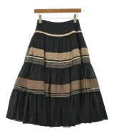 HIROKO KOSHINO（ヒロコ　コシノ）ロング・マキシ丈スカート 黒 サイズ:38(S位) レディース/2200612119574